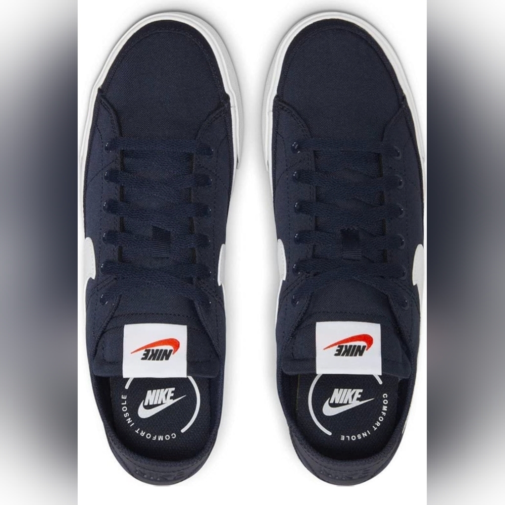 Nike Men's Court Legacy Canvas Sneakers, Navy/White, Size 11 New MSRP $94.99 - Picture 2 of 10